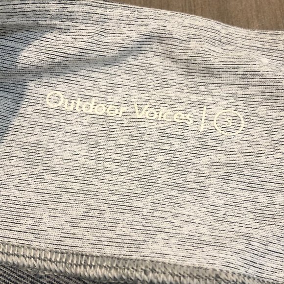 Outdoor Voices Springs 7/8 Leggings gray tri tone S small silver colorblock - Picture 5 of 7